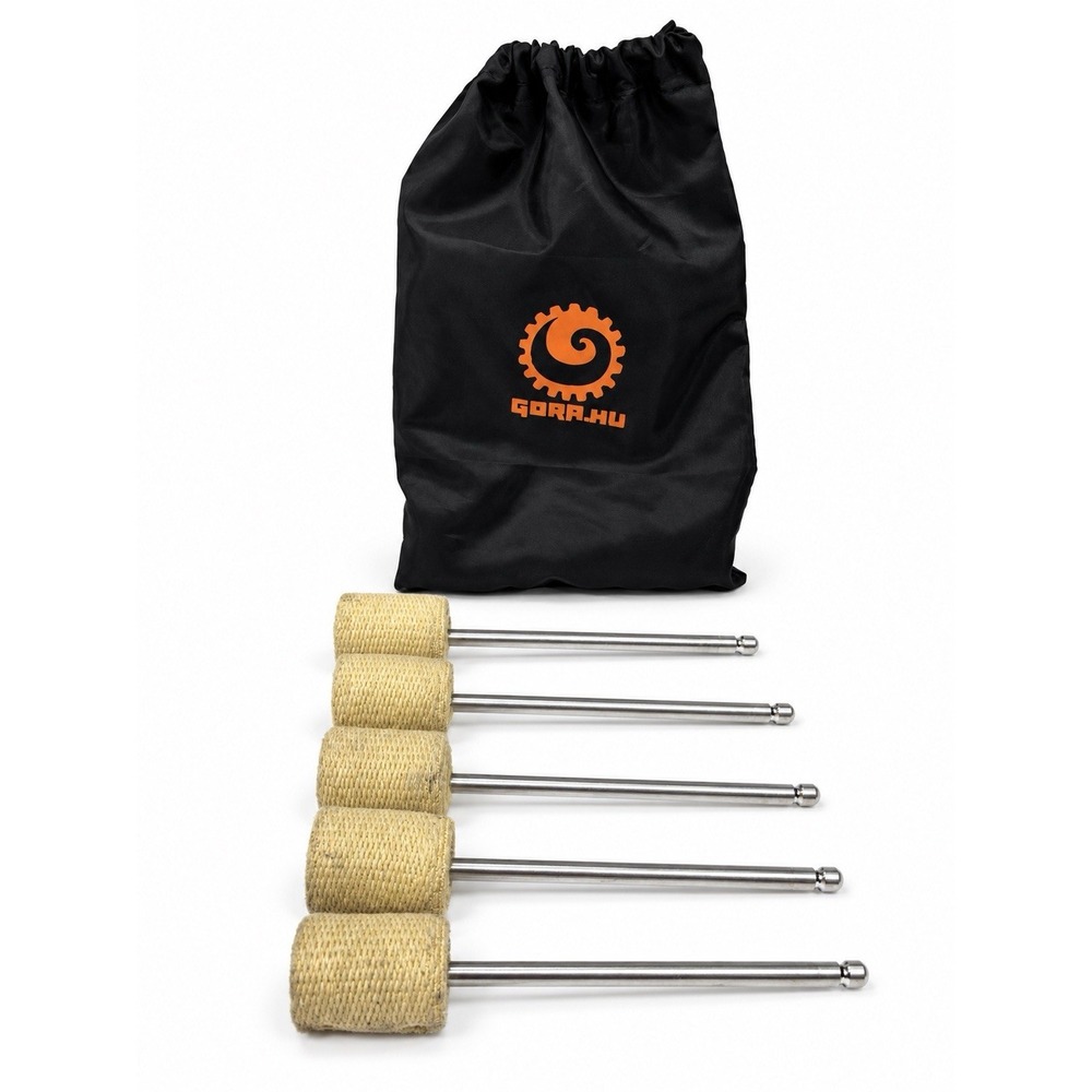 Gora Fire Hula Hoop Replacement Wick Stalks Set of 5 With Carry Bag